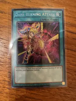 Yugioh - Dark Burning Attack LDK2-ENS04 NM Limited Secret Rare - Image 1
