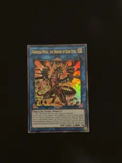 Yu-Gi-Oh! Darkness Metal, the Dragon of Dark Steel - JUMP-EN087 Limited Edition - Image 1