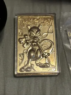Pokemon 1999 23k Gold Plated Trading Card Burger King Promo - Image 3
