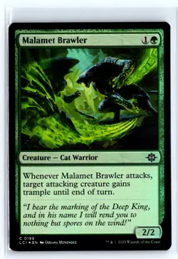FOIL Malamet Brawler The Lost Caverns of Ixalan - MTG Magic the Gathering Card - Image 1