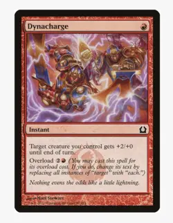 Dynacharge MTG RTR LP-NM | Pauper EDH Overload Finisher Tokens Go-Wide Anthem - Image 1