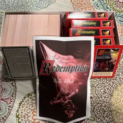 Signed Redemption CCG TCG Lot Christian MTG Game 350+ Cards, 4 Deck Boxes, Rules - Image 1