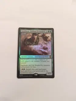 Sandman, Shifting Scoundrel *FOIL* Marvel's Spider-Man NM MTG - Image 1