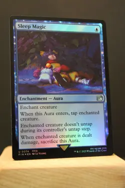 Sleep Magic #74 (Foil) (NM) Final Fantasy FIN Magic MTG ManaFam - Image 1