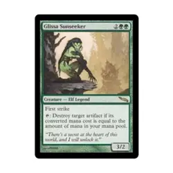 WOTC MtG Mirrodin Glissa Sunseeker (R) (Foil) EX - Image 1
