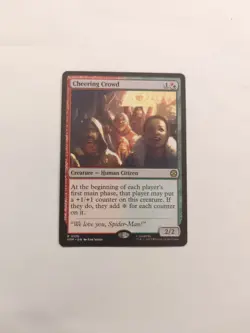 Cheering Crowd Marvel's Spider-Man Regular NM MTG - Image 1