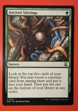 MTG: MODERN HORIZONS 3/ANCIENT STIRRINGS/COMMON/#0219/NM /M3C/REGULAR - Image 1