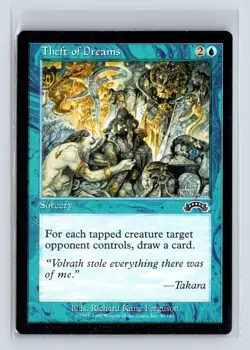 THEFT OF DREAMS - MTG Magic the Gathering Card - Exodus - Common - Image 1