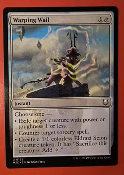 MTG: MODERN HORIZONS 3/WARPING WAIL/UNCOMMON/#0162/NM /M3C/REGULAR - Image 1