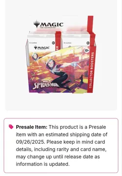 Magic: The Gathering Marvel’s Spider-Man Collector Booster Box MTG PREORDER - Image 2
