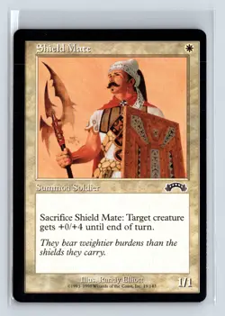 SHIELD MATE - MTG Magic the Gathering Card - Exodus - Common - Image 1