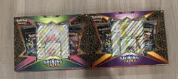 Pokemon TCG Shining Fates V Boxes Shiny Eldegoss/Boltund (2pc) SEALED - Image 1
