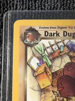 Pokemon TCG Dark Dugtrio 23/82 Team Rocket 1st Edition Non-Holo Rare Vintage NM - Image 3