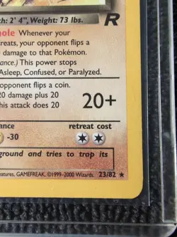 Pokemon TCG Dark Dugtrio 23/82 Team Rocket 1st Edition Non-Holo Rare Vintage NM - Image 5