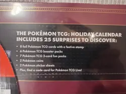 Pokemon TCG 2025 Holiday Advent Calendar Bundle Costco Exclusive Sealed New - Image 2