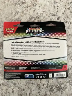 Pokemon TCG Prismatic Evolutions Tech Sticker Blister Sylveon 3 Packs Of Cards - Image 2