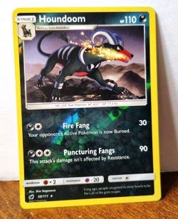 POKEMON HOUNDOOM 59/111 REVERSE HOLO RARE CRIMSON INVASION LP - Image 1