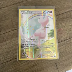 FULL ART Mew ULTRA RARE Pokemon Mythical Collection Promo XY110 Holo Foil - NM - Image 1