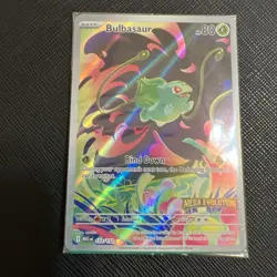 Bulbasaur 133/132 Pokemon Mega Evolution STAMPED In Hand LP sealed - Image 1