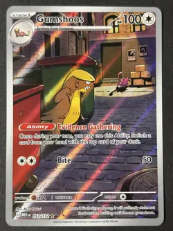 Gumshoos 153/132 Illustration Rare Pokemon Mega Evolution NM - Image 1