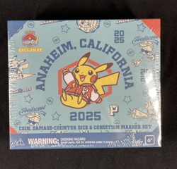 2025 Pokemon Worlds Varsity Pikachu Coin Damage Counter Dice Marker Set Anaheim - Image 1
