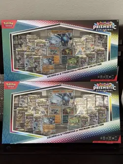 2x - Pokemon TCG Prismatic Evolutions Lucario Ex Tyranitar Ex Premium Collection - Image 1