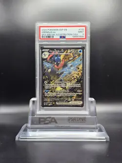 PSA 9 Greninja EX #132 Pokemon SVP EN-SV Black Star Promo Special Illustration R - Image 1