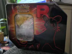 Pokemon TCG Scarlet And Violet Destined Rivals Team Rocket Persian Tin - Image 1