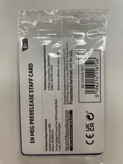 Pokemon Mega Evolution Prerelease STAFF Promo (Set of 4) SEALED - Image 2