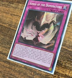 Yugioh! Songs of the Dominators ALIN-EN078 Secret Rare 1st Edition NM/M - Image 5