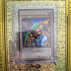 Right Arm of the Forbidden One LCYW-EN304 Secret Rare 1st Ed yugioh NM Exodia - Image 1