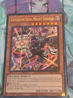 Yugioh 1x Vanquish Soul Heavy Borger WISU-EN018 Wild Survivors Ultra 1st Ed NM - Image 1
