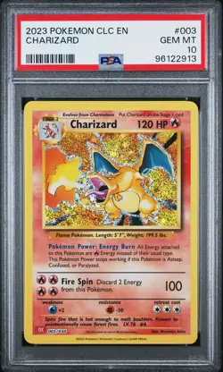2023 POKEMON CLC-TRADING CARD GAME CLASSIC #003 CHARIZARD PSA 10 - Image 1