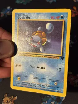 Pokemon Cards Squirtle 68/82 Team Rocket FIRST EDITION WOTC - (LP) - Image 2
