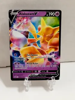 Alakazam V SWSH083 - Promo Rare Full Art Pokemon Card - Image 1