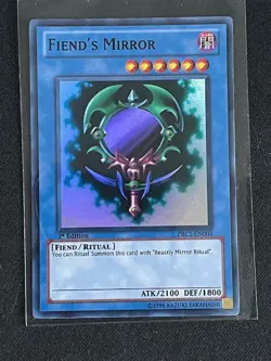 Fiend's Mirror PRC1-EN003 1st Edition Yu-Gi-Oh Card - Image 1
