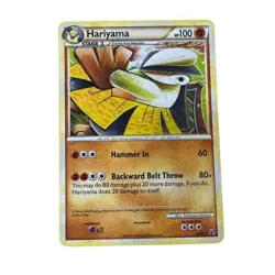 Hariyama 14/90 Pokemon Card 2010 HeartGold SoulSilver TCG Fighting Stage 1 - Image 1