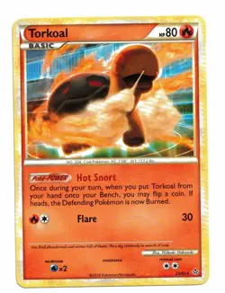 Pokemon Card: Torkoal 25/95 HGSS Unleashed Set Rare! NM - Image 1