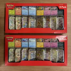 Set of 2 Pokemon TCG Prismatic Evolutions Boxes Costco Bundle w/ Promo Cards NEW - Image 1