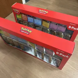 Set of 2 Pokemon TCG Prismatic Evolutions Boxes Costco Bundle w/ Promo Cards NEW - Image 2