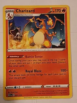Charizard 001/015 Mcdonald's 2025 Dragon Discovery Pokemon Card NM promo - Image 1