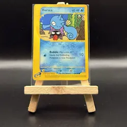 Horsea 84/147 Non-Holo Aquapolis E-Reader WOTC Pokemon Card LP/MP Condition - Image 1