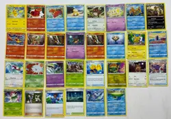 30 POKEMON English Card Bulk Lot J7,098 - Image 1