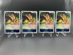 4x One Piece TCG English Jozu OP08-047 Rare Foil Playset NM Two Legends Card - Image 1
