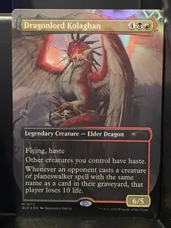 Dragonlord Kolaghan FOIL NM/M They Grow Up So Fast Secret Lair MTG Magic #1972 - Image 1
