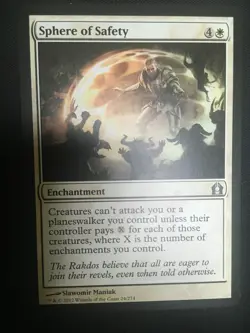 MTG Sphere of Safety {Return to Ravnica} - NM - Image 1