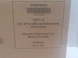 MTG Commander Legends Battle For Baldur's Gate ENGLISH Commander Decks Set of 4 195166181851 - Image 2