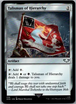 #256 Talisman of Hierarchy Universes Beyond: Warhammer 40,000 Uncommon - Image 1