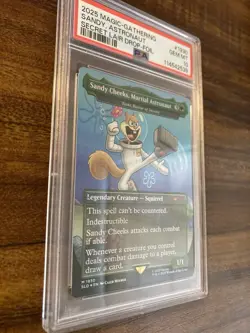MTG✨SANDY CHEEKS, MARTIAL ASTRONAUT (Toski, Bearer of Secrets)🌈 FOIL✨SLD PSA 10 - Image 3