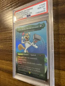 MTG✨SANDY CHEEKS, MARTIAL ASTRONAUT (Toski, Bearer of Secrets)🌈 FOIL✨SLD PSA 10 - Image 4